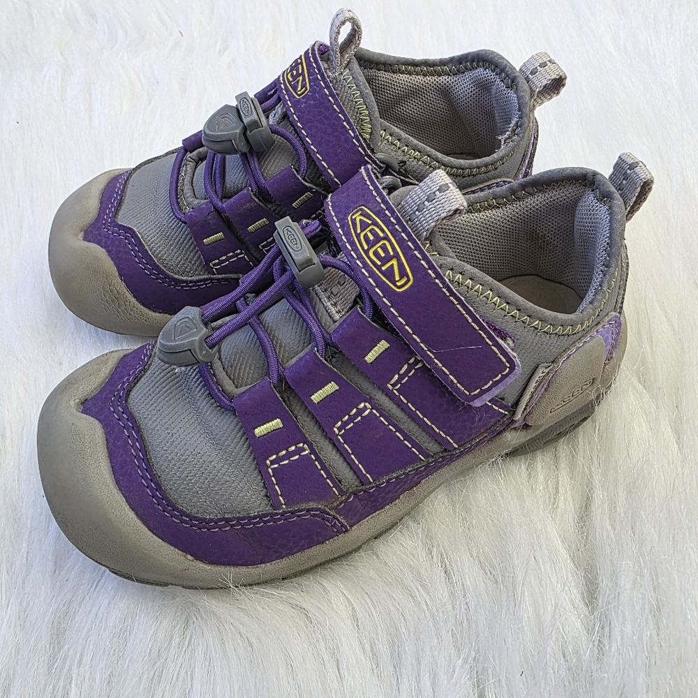 Keen Kids Sneakers Baby Girl Purple and Gray Size 9